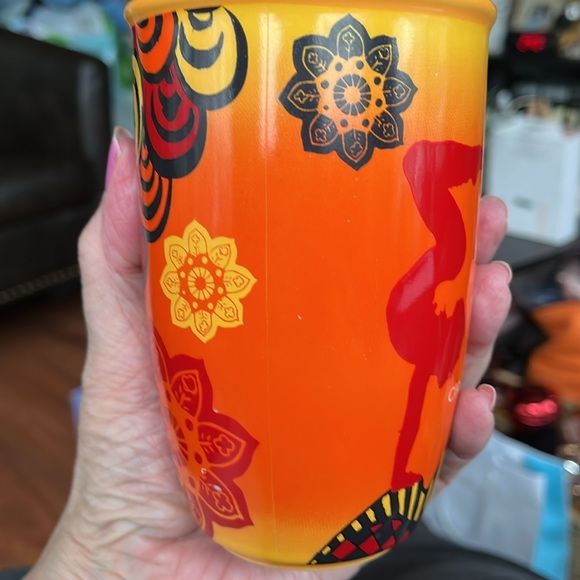 Cirque Du Soleil Orange/Black Mug. No chips or cracks! - Picture 3 of 5